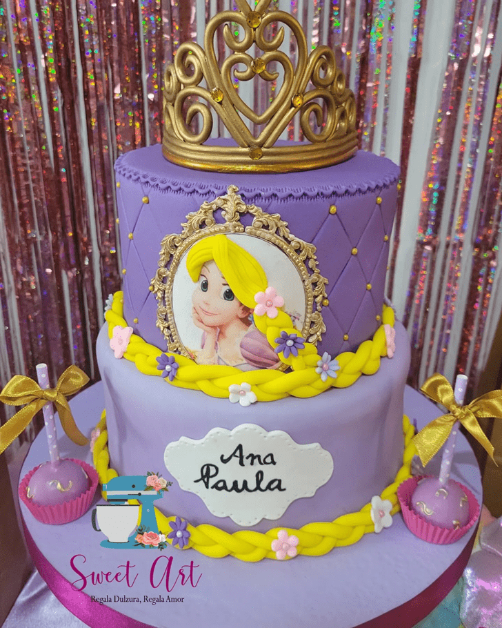 Stunning Rapunzel Cake