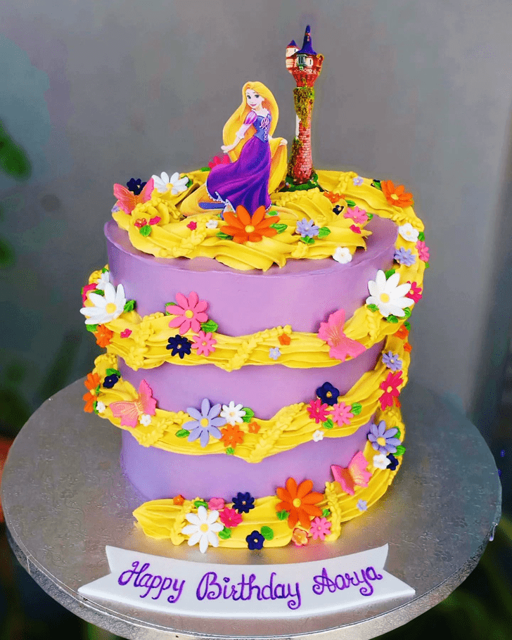 Wonderful Rapunzel Cake Design