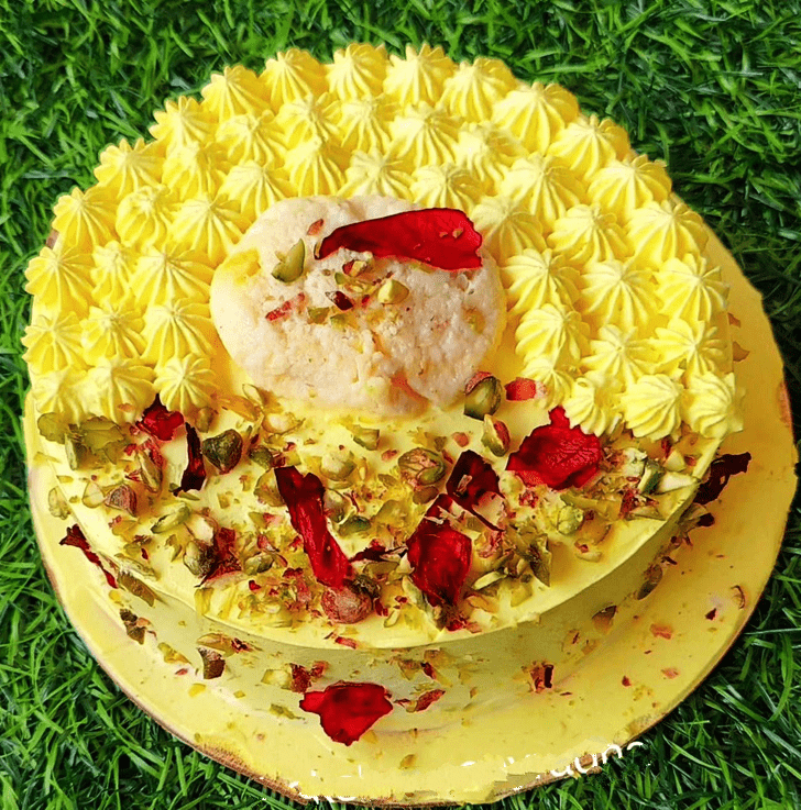 Delicate Rasmalai Cake