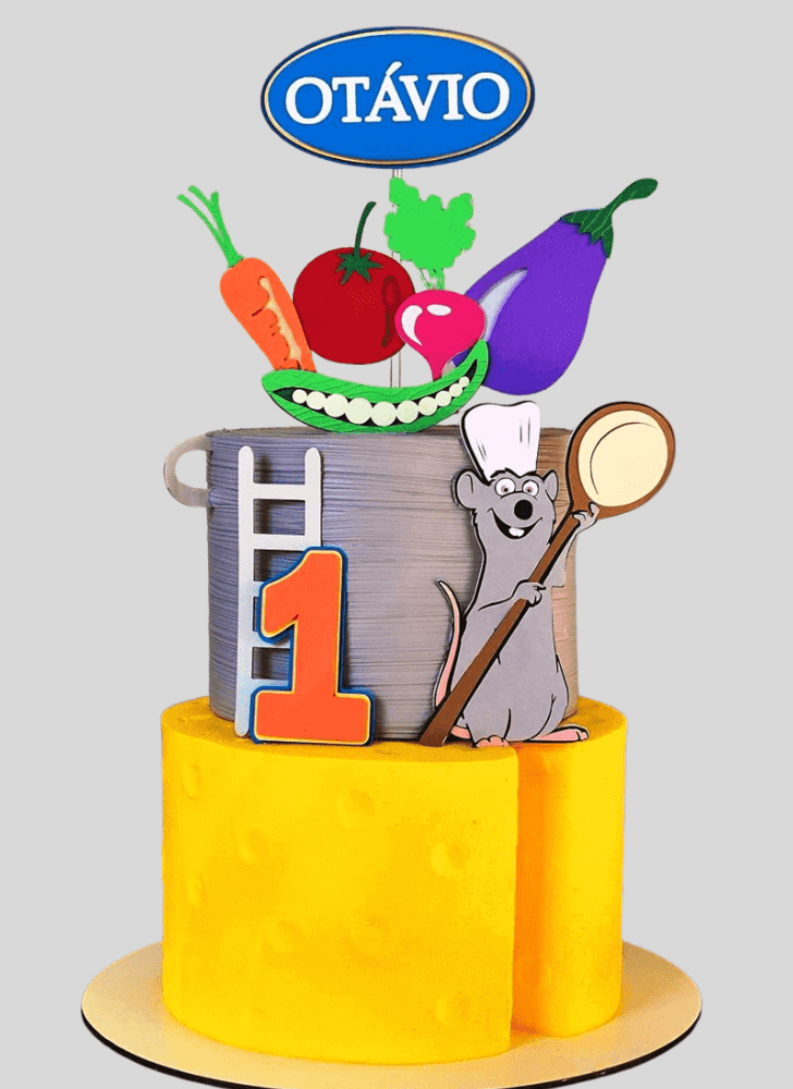 Adorable Ratatouille Cake