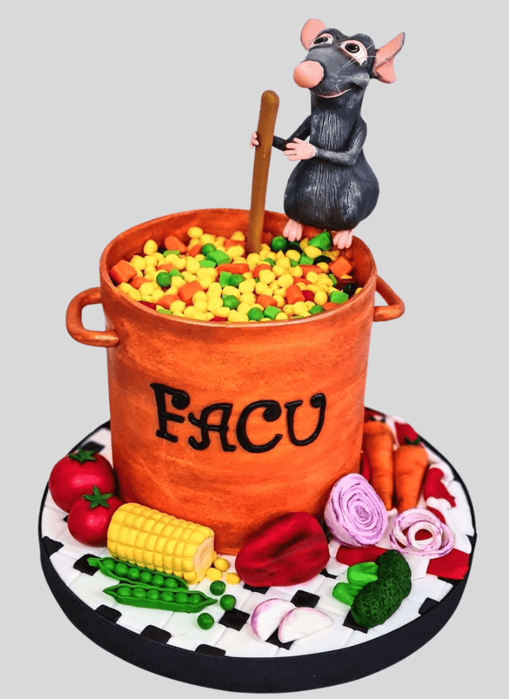 Pleasing Ratatouille Cake