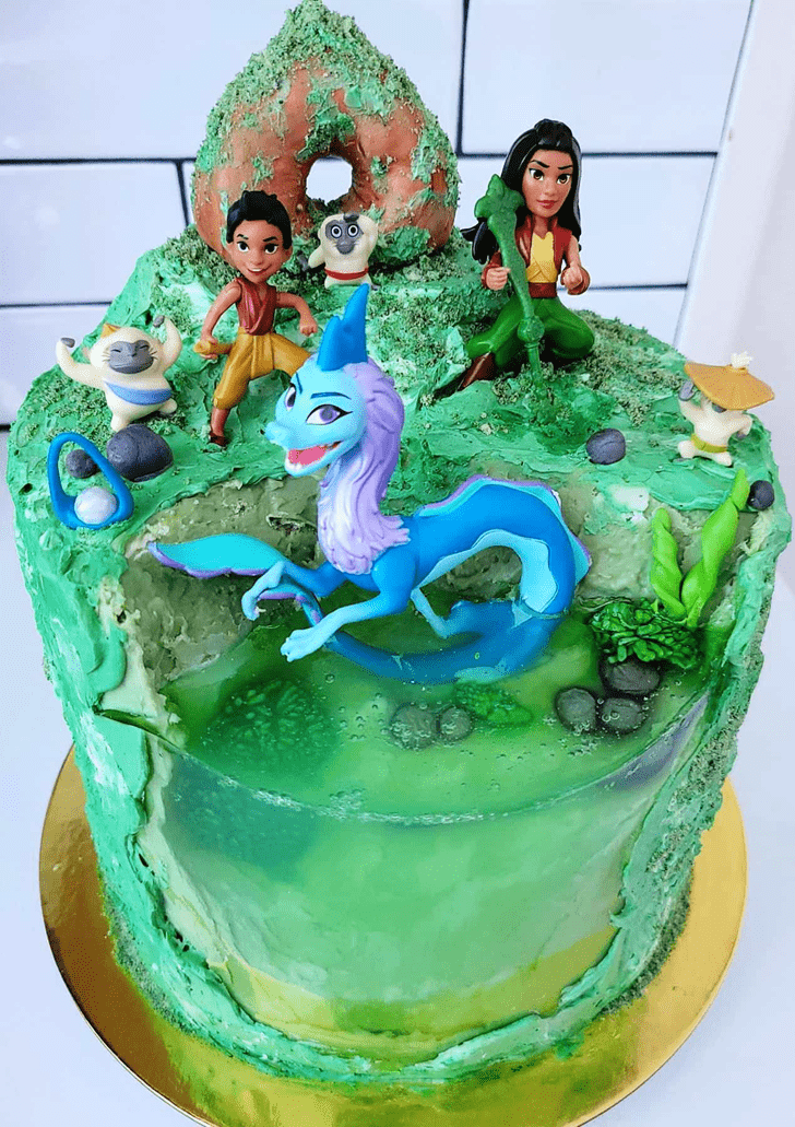 Angelic Raya and the Last Dragon Cake