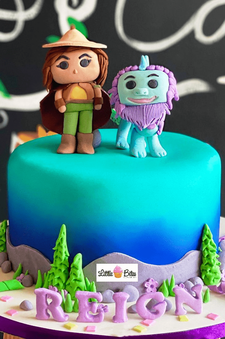 Bewitching Raya and the Last Dragon Cake