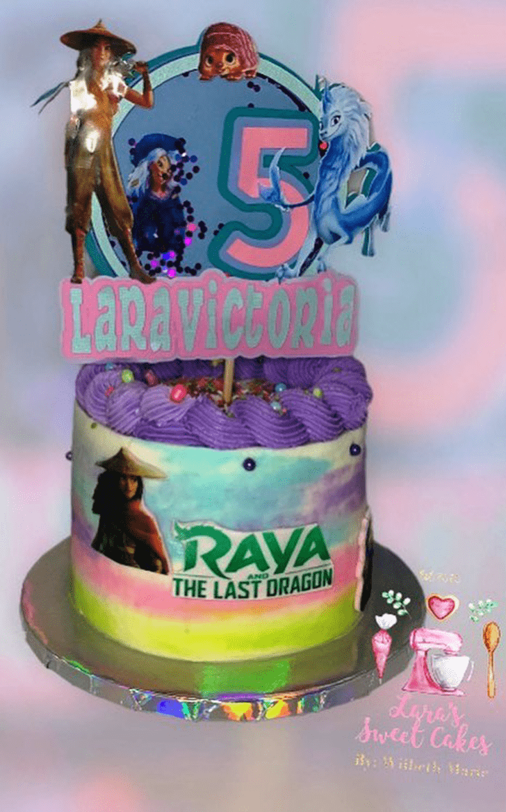 Divine Raya and the Last Dragon Cake