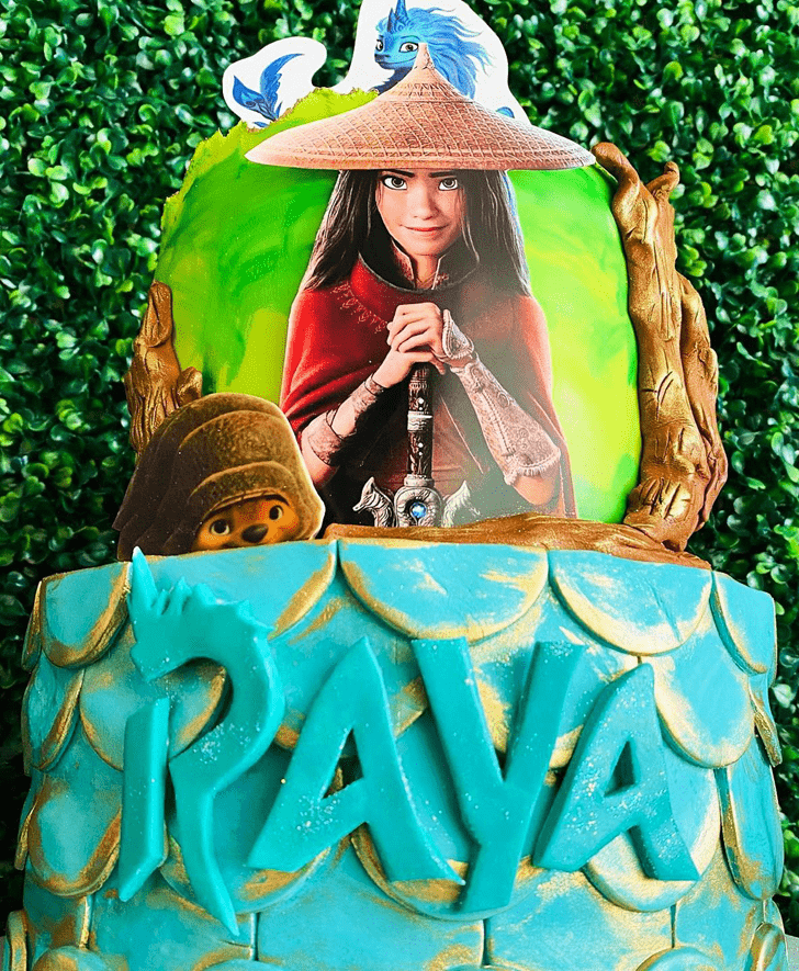 Fine Raya and the Last Dragon Cake
