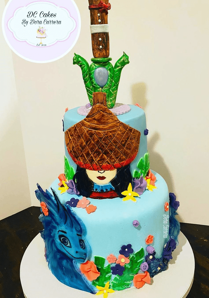 Pretty Raya and the Last Dragon Cake