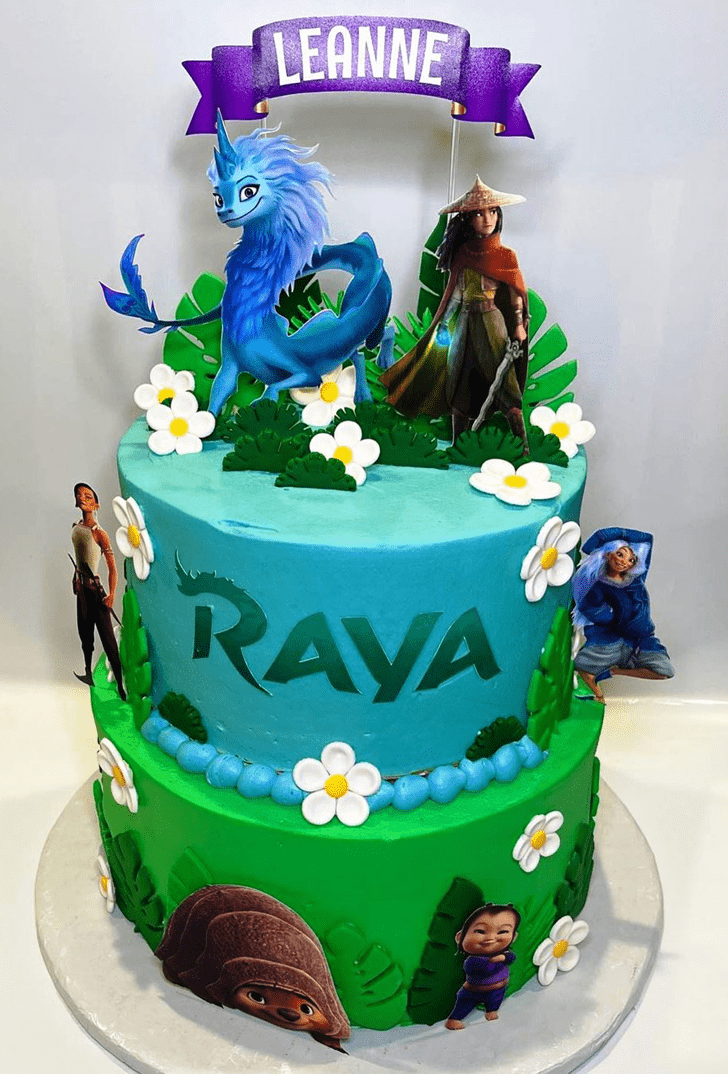 Ravishing Raya and the Last Dragon Cake