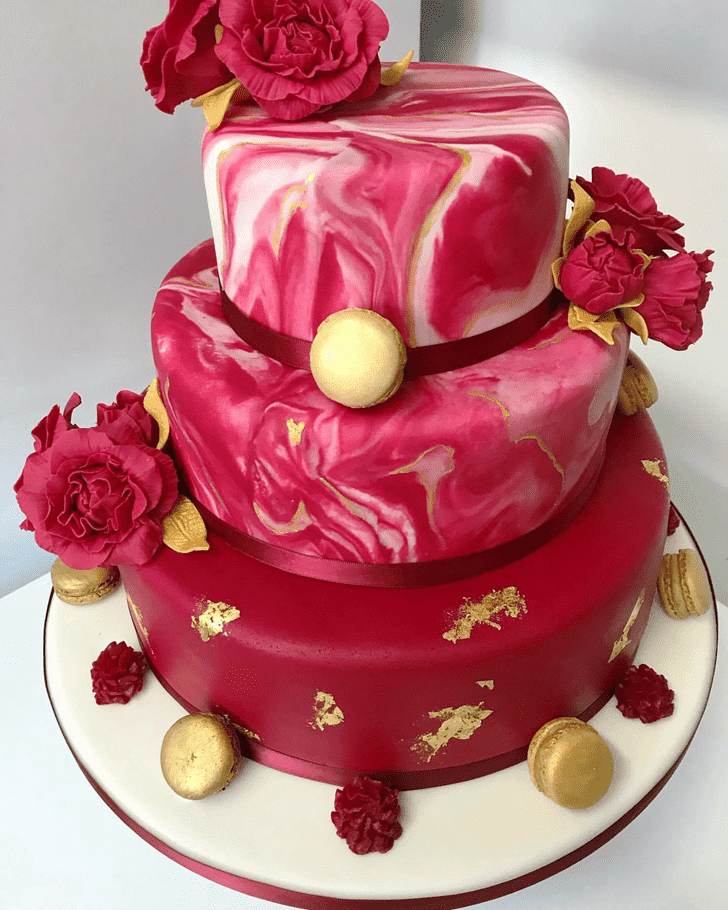 Delightful Red Cake