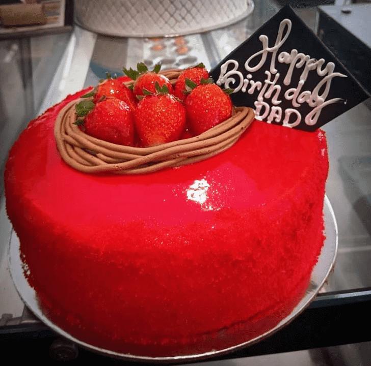Enthralling Red Cake