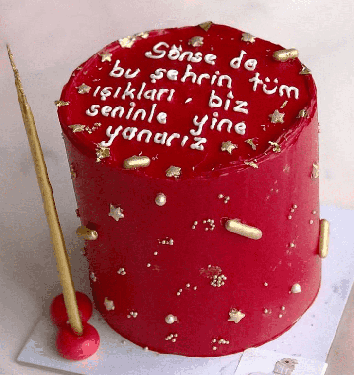 Refined Red Cake