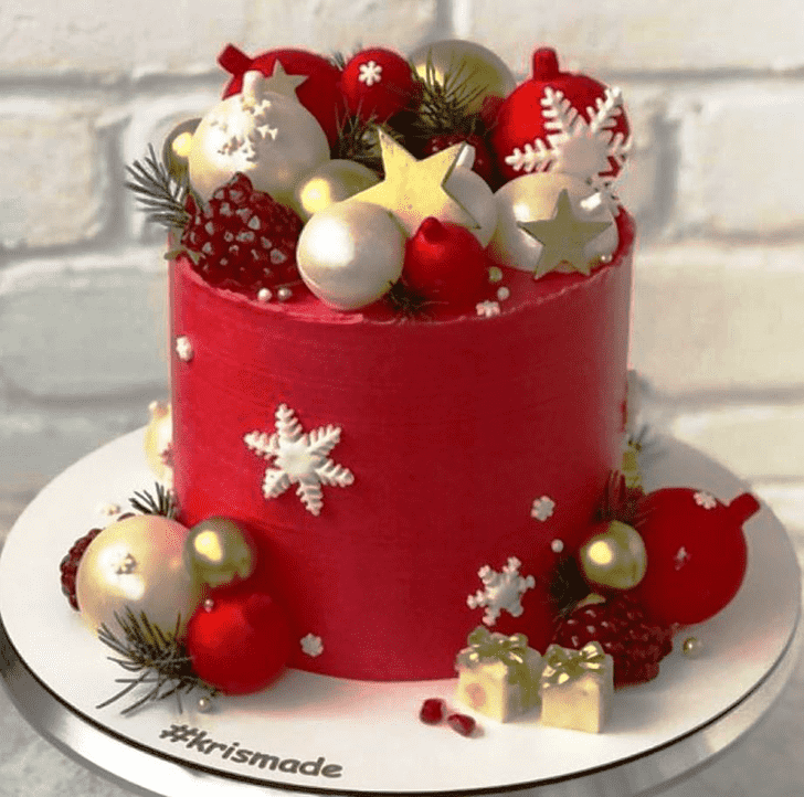 Wonderful Red Cake Design