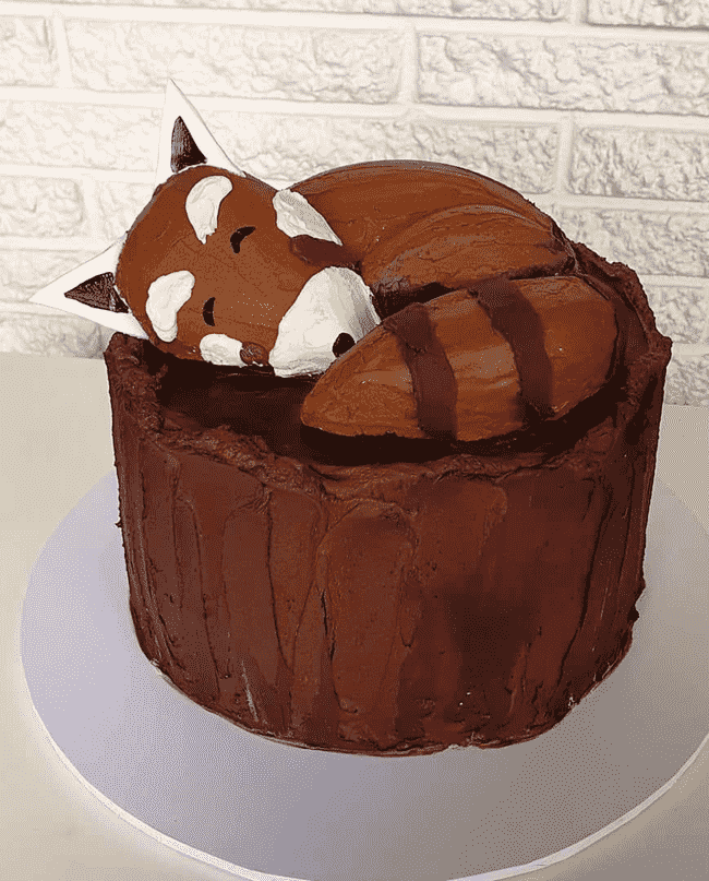 Adorable Red Panda Cake