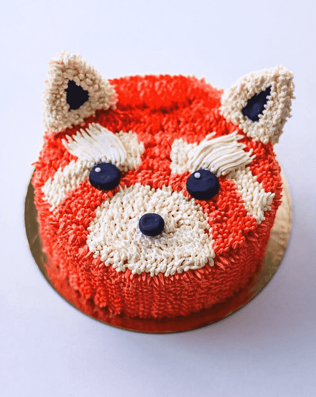 Bewitching Red Panda Cake
