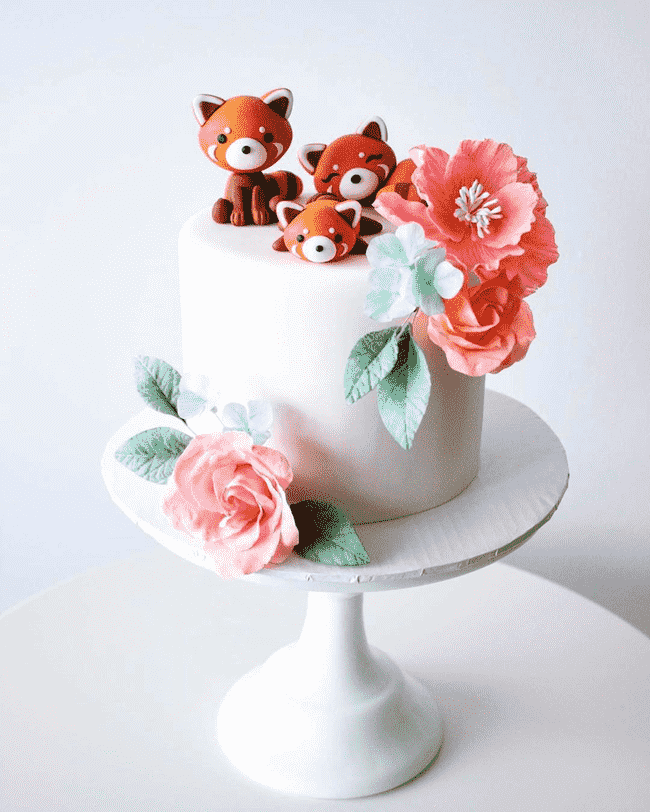 Divine Red Panda Cake