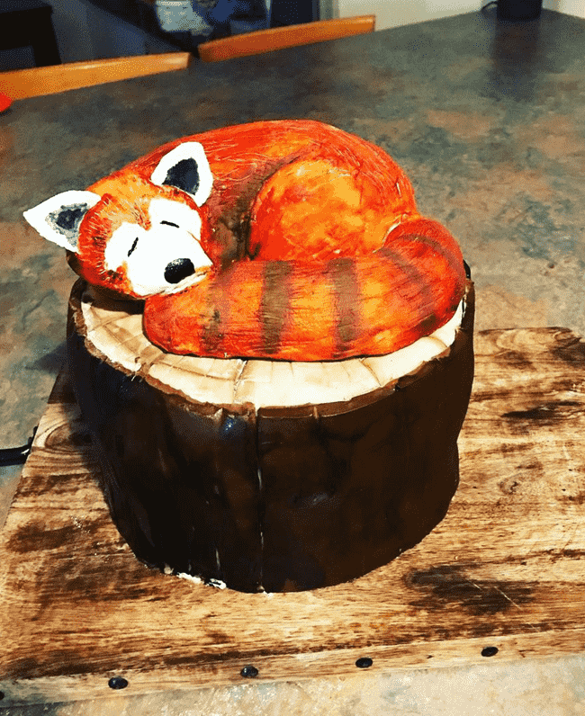 Magnetic Red Panda Cake