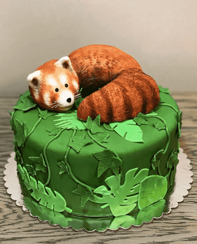 Magnificent Red Panda Cake