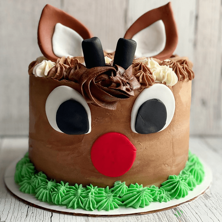 Cute Reindeer Cake