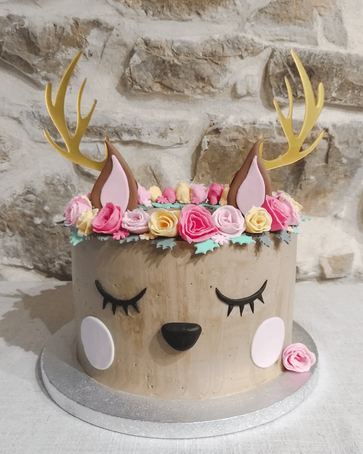 Delightful Reindeer Cake