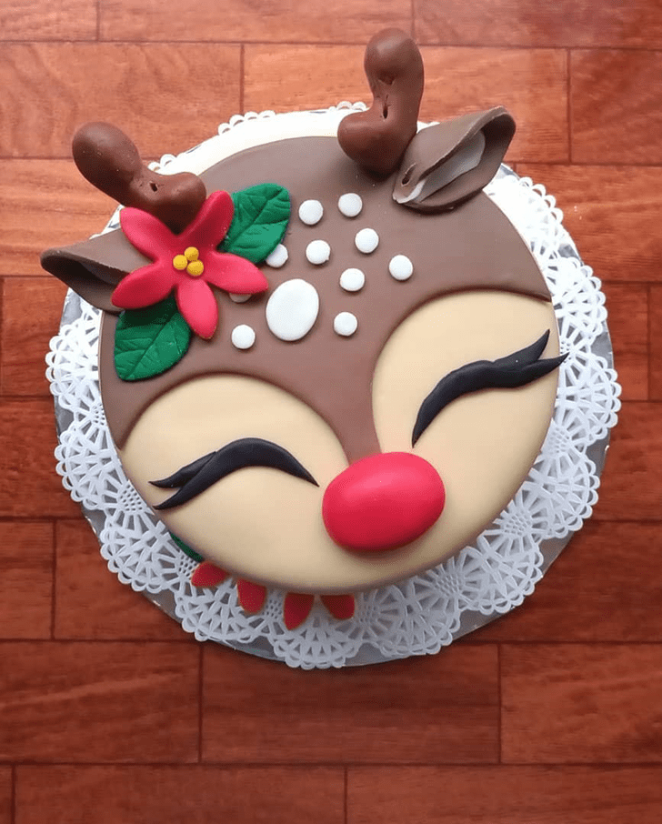 Graceful Reindeer Cake