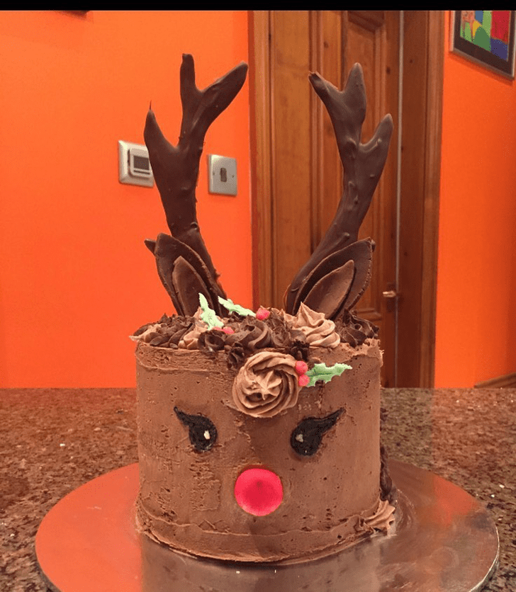 Marvelous Reindeer Cake