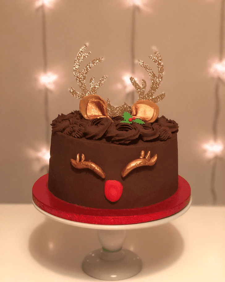 Nice Reindeer Cake