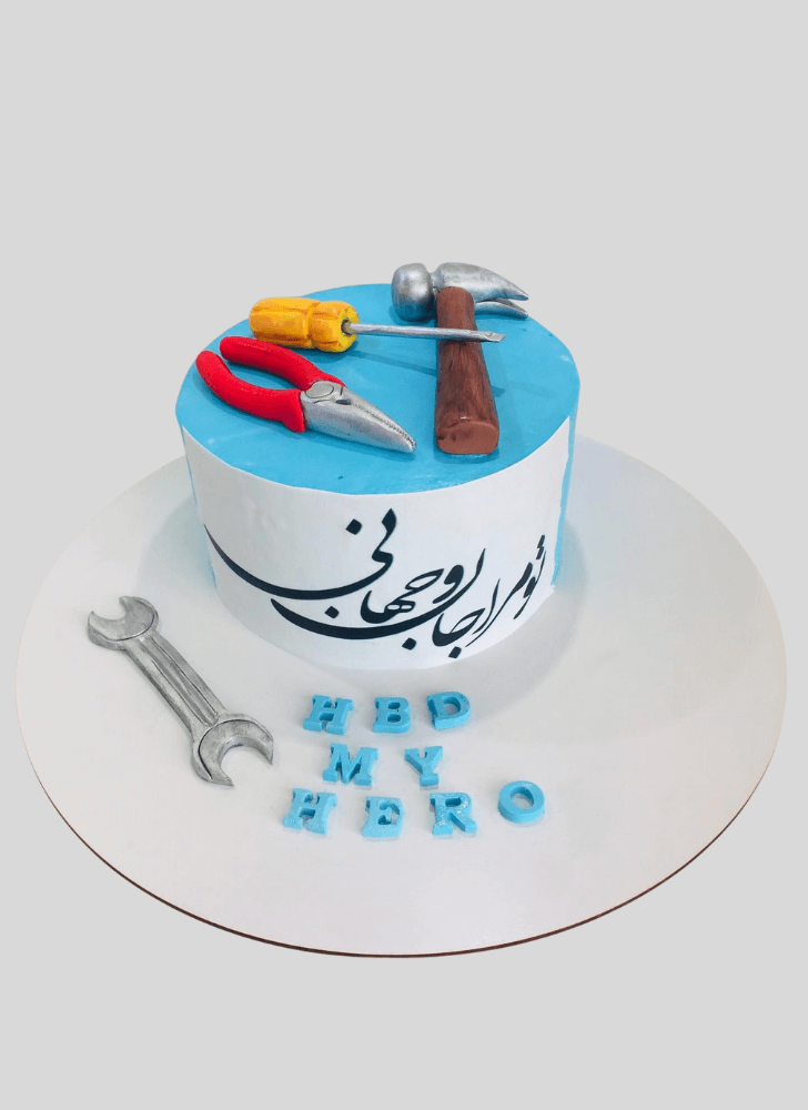 Appealing Repair Man Cake