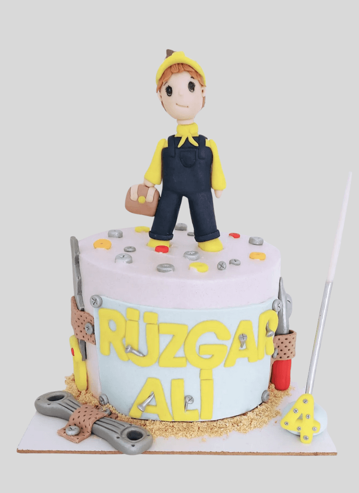 Enticing Repair Man Cake
