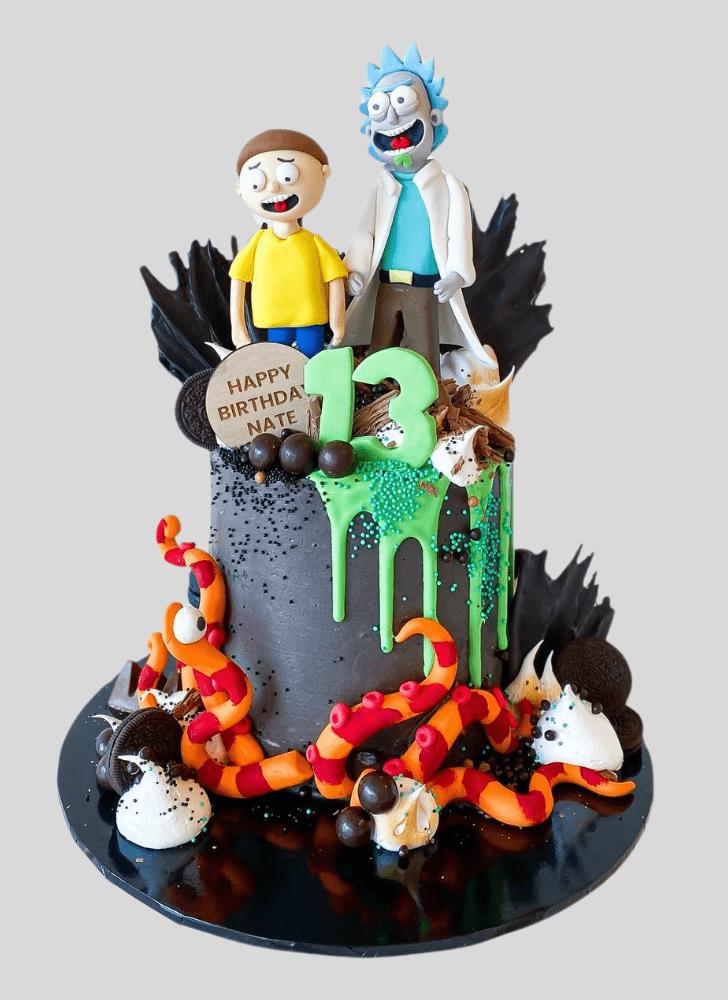 Alluring Rick and Morty Cake