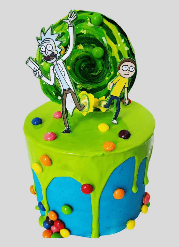 Angelic Rick and Morty Cake