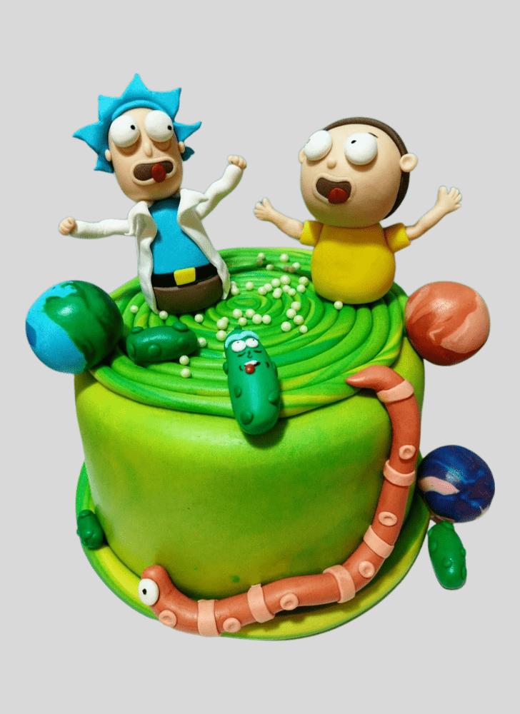 Beauteous Rick and Morty Cake