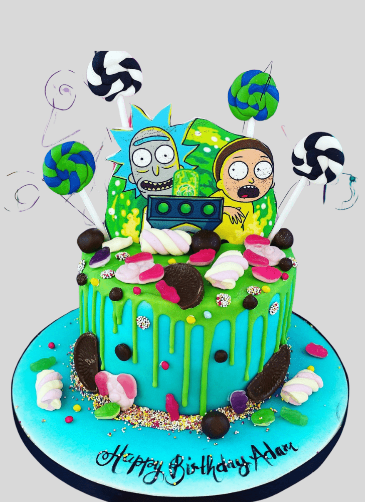 Classy Rick and Morty Cake