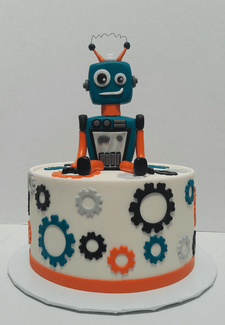 Appealing Robots Cake