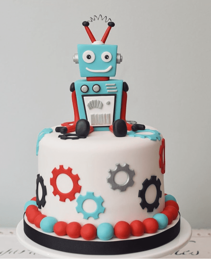 Fetching Robots Cake