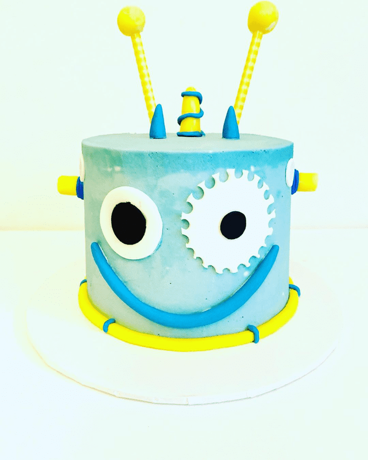 Lovely Robots Cake Design