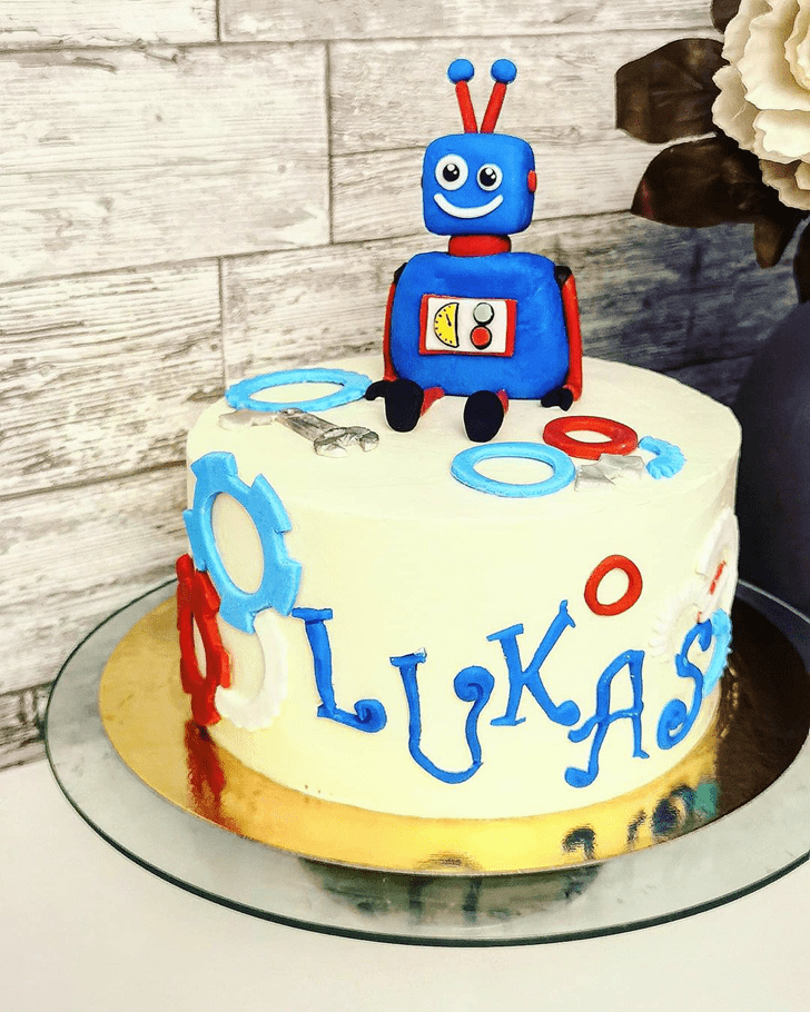 Stunning Robots Cake