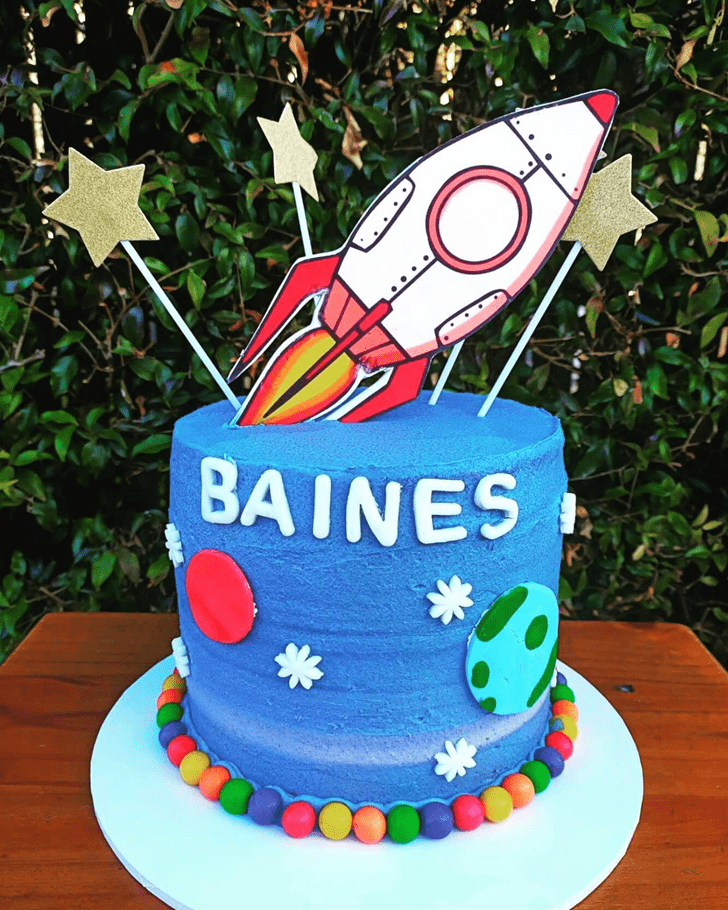 Radiant Rocket Cake