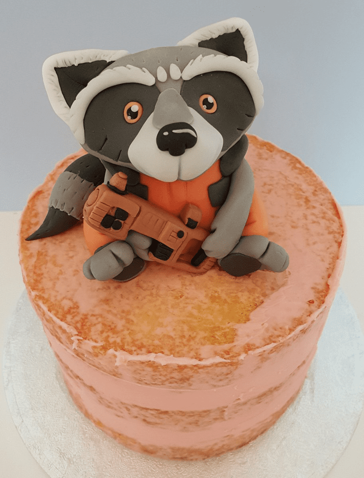 Classy Rocket Raccoon Cake