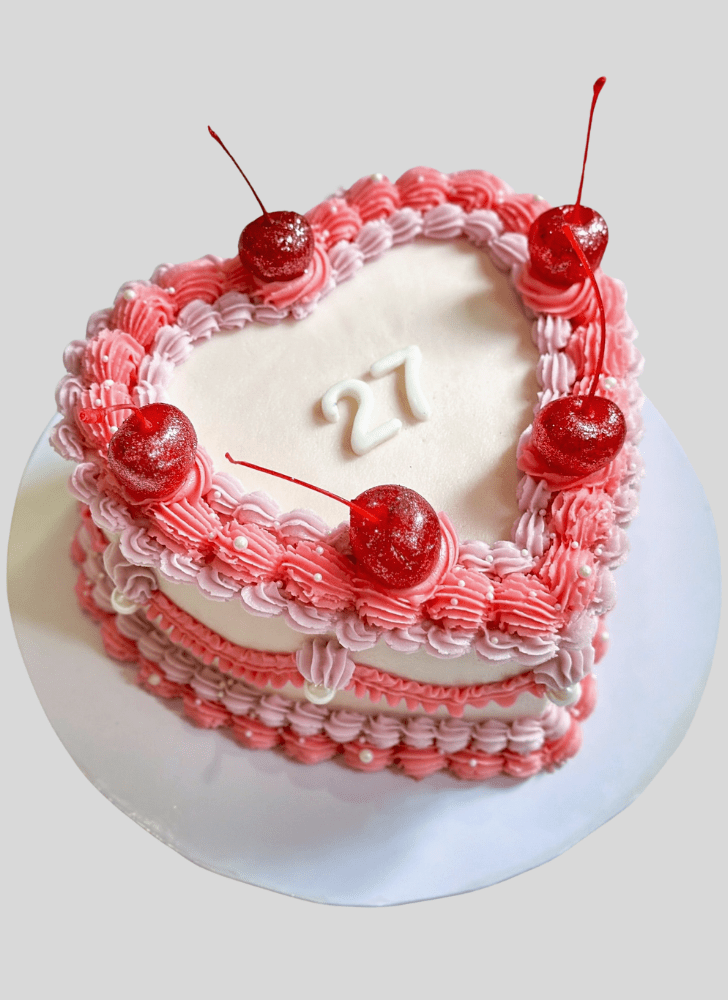 Enthralling Romantic Cake