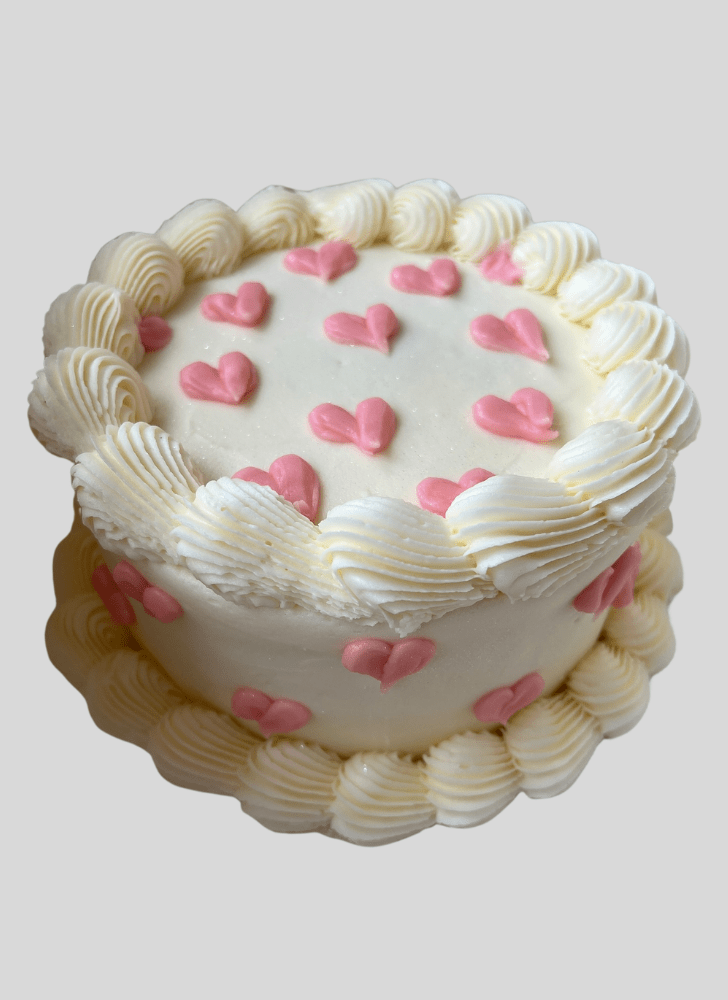 Shapely Romantic Cake