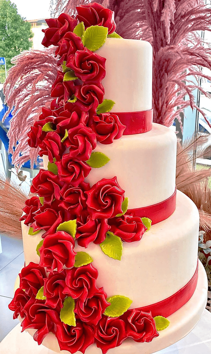 Angelic Rose Cake