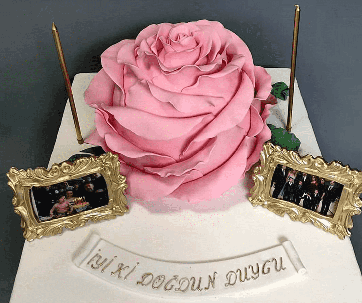 Excellent Rose Cake