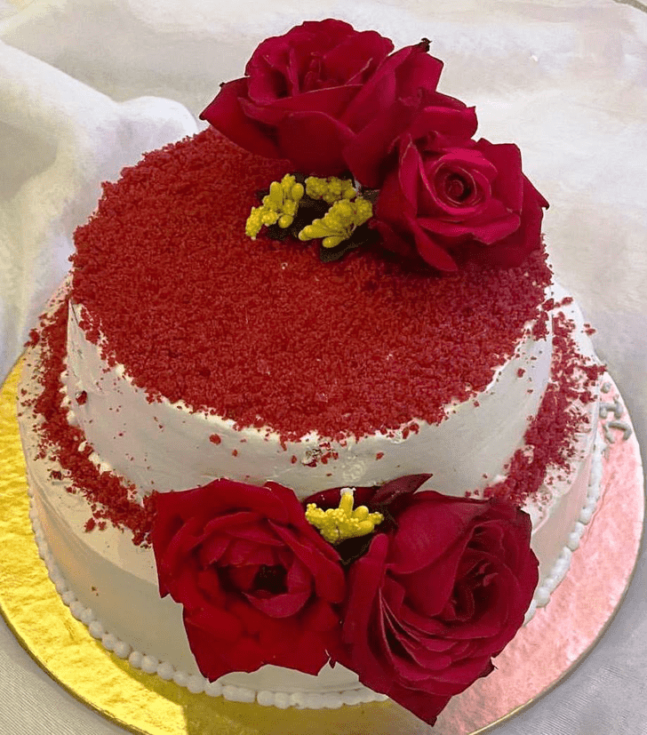 Lovely Rose Cake Design