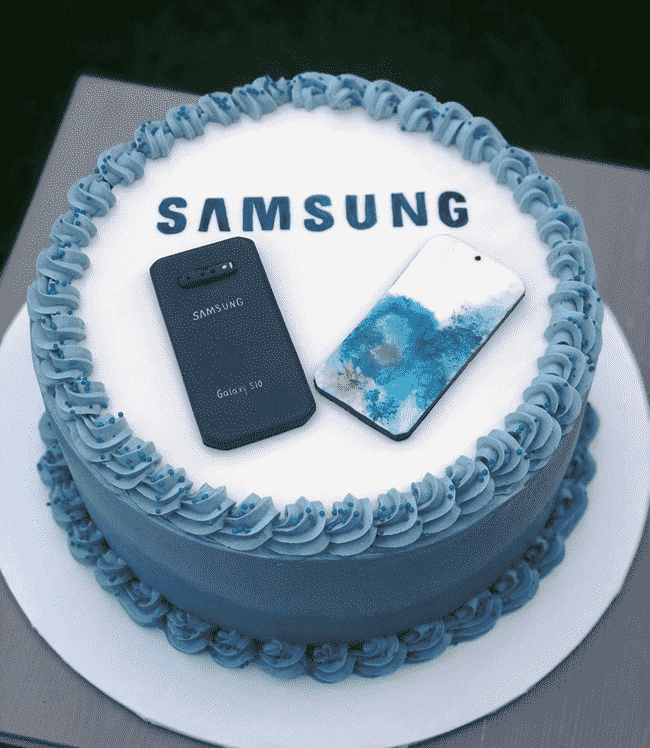 Fetching Samsung Cake