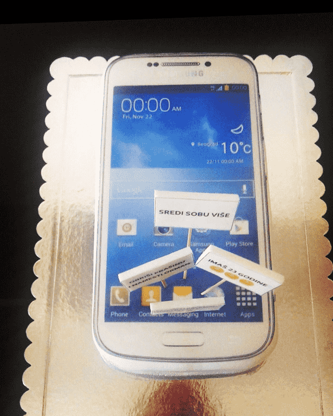 Ideal Samsung Cake