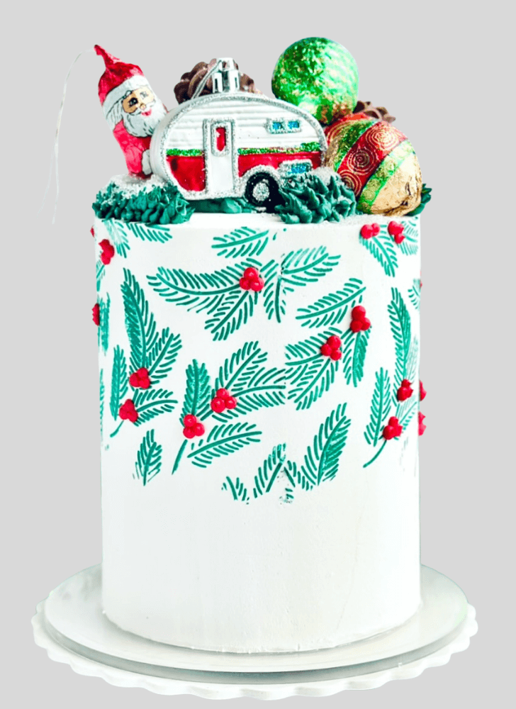 Charming Santa Cake