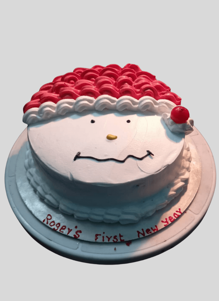 Dazzling Santa Cake