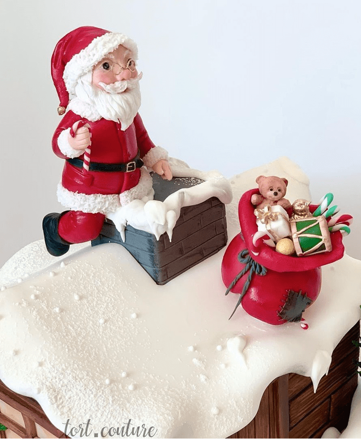 Fascinating Santa Cake