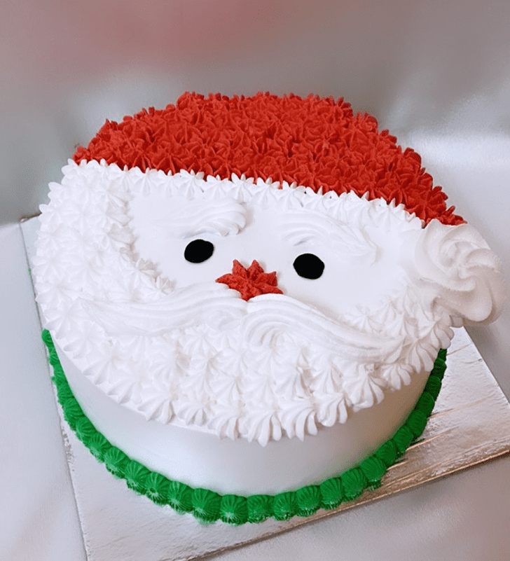 Pretty Santa Cake