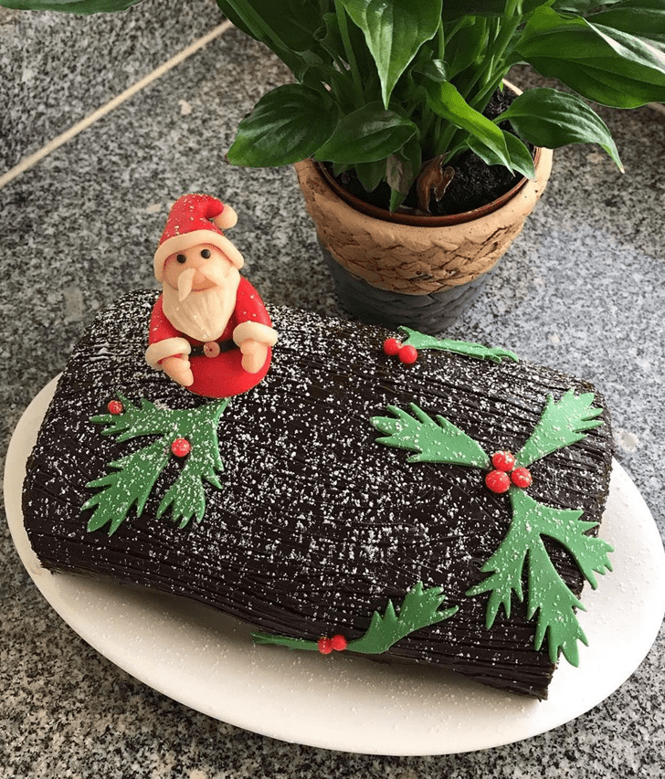 Resplendent Santa Cake