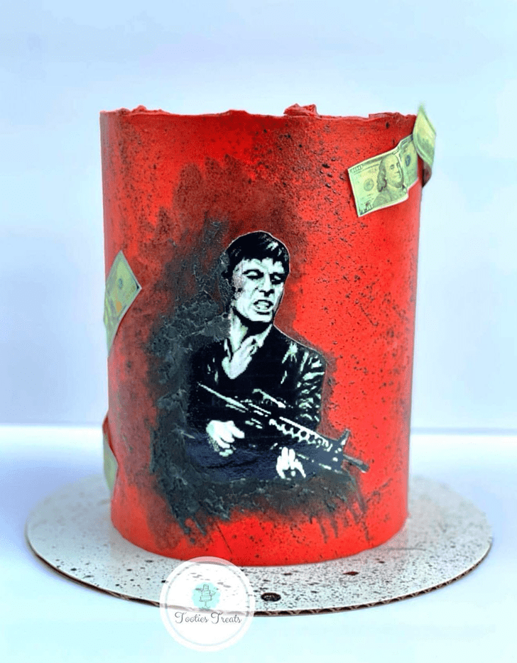 Admirable Scarface Cake Design